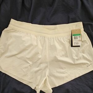 Nike Women's Light Cream Athletic Shorts